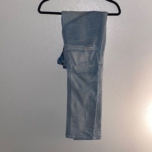 Mens light blue jeans